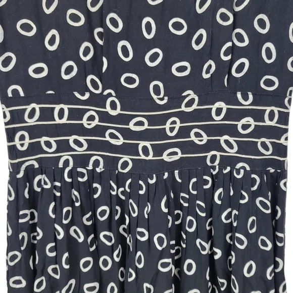 Vintage 80's-90's High Fashion Printed A-Line Dress Large - Picture 4 of 10